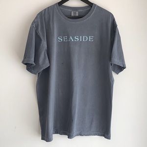💙 Comfort Colors Oversize XL Seaside T-Shirt Off Gray/Grey Color Night Tee 💙